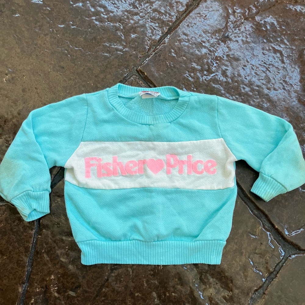 Vintage Fisher-Price Baby Girl Turquoise blue